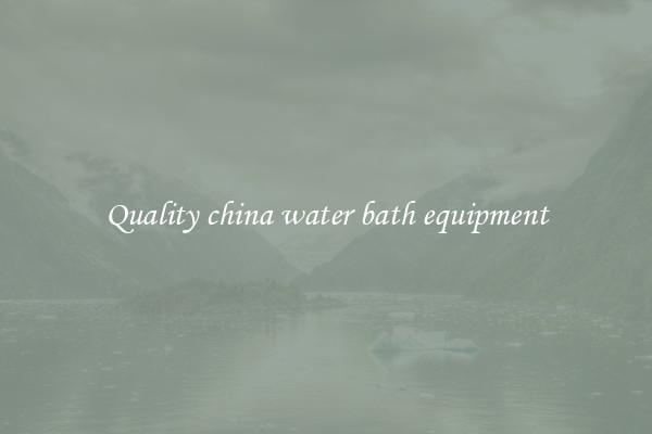 Quality china water bath equipment
