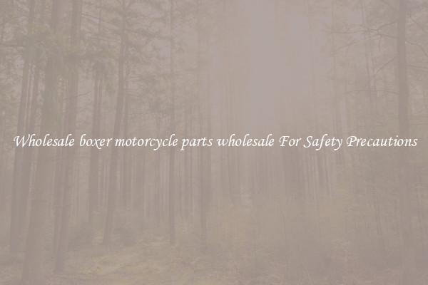 Wholesale boxer motorcycle parts wholesale For Safety Precautions