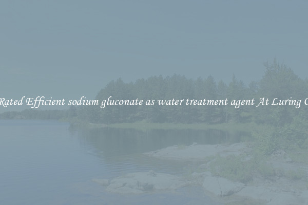 Top Rated Efficient sodium gluconate as water treatment agent At Luring Offers