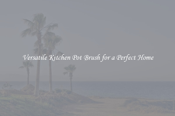 Versatile Kitchen Pot Brush for a Perfect Home