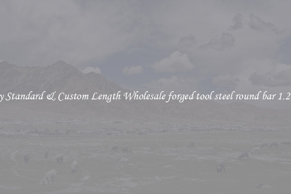 Buy Standard & Custom Length Wholesale forged tool steel round bar 1.2379