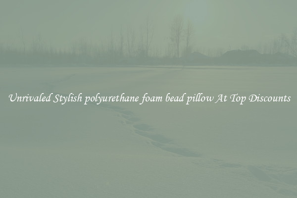 Unrivaled Stylish polyurethane foam bead pillow At Top Discounts